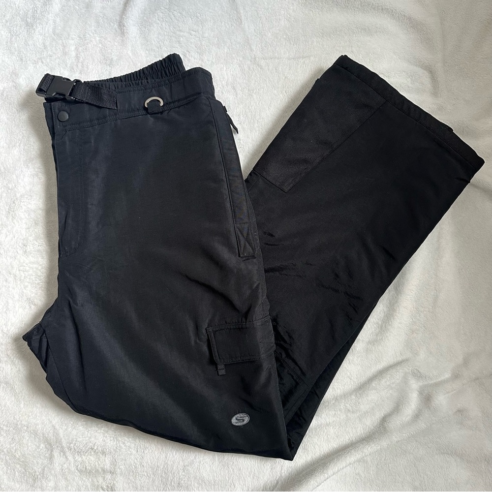 Men's Slalom Large Black Ski Pants